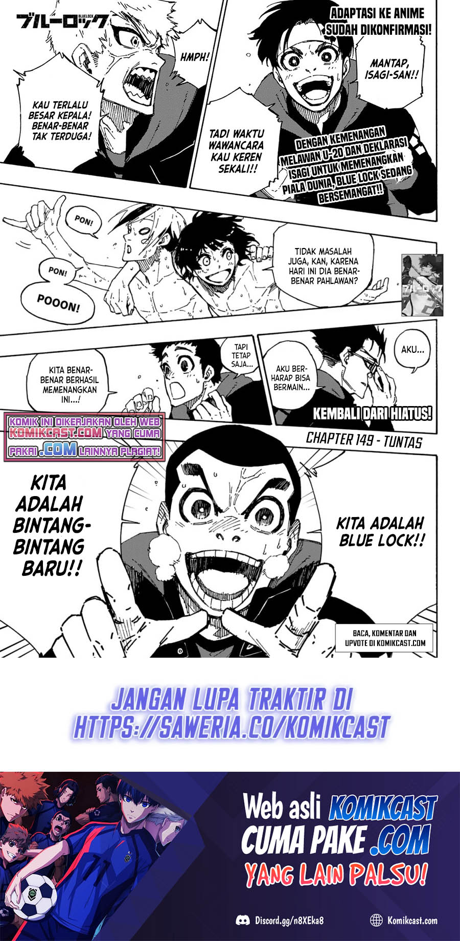 Dilarang COPAS - situs resmi www.mangacanblog.com - Komik blue lock 149 - chapter 149 150 Indonesia blue lock 149 - chapter 149 Terbaru 1|Baca Manga Komik Indonesia|Mangacan