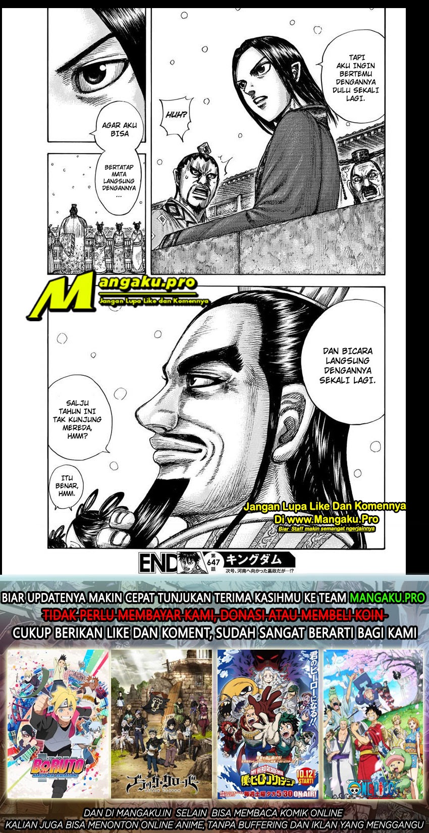 Dilarang COPAS - situs resmi www.mangacanblog.com - Komik kingdom 647 - chapter 647 648 Indonesia kingdom 647 - chapter 647 Terbaru 19|Baca Manga Komik Indonesia|Mangacan
