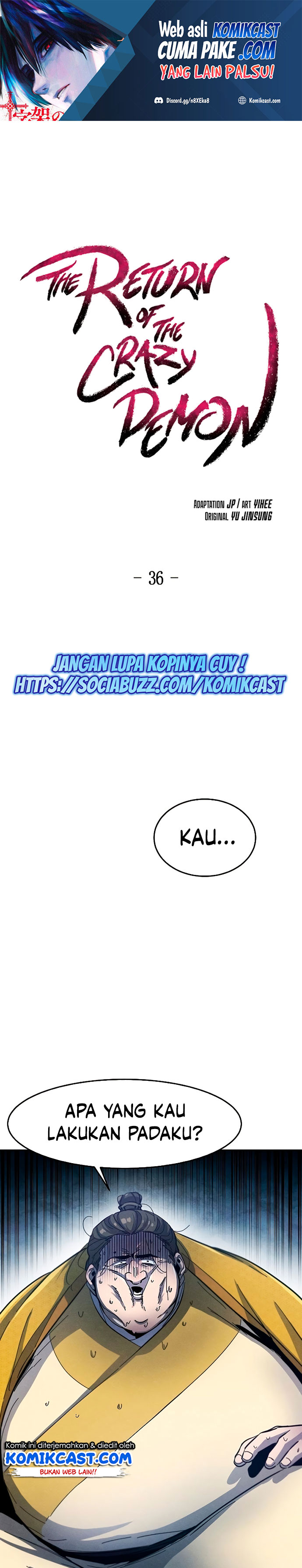 Dilarang COPAS - situs resmi www.mangacanblog.com - Komik return of the mad demon 036 - chapter 36 37 Indonesia return of the mad demon 036 - chapter 36 Terbaru 1|Baca Manga Komik Indonesia|Mangacan